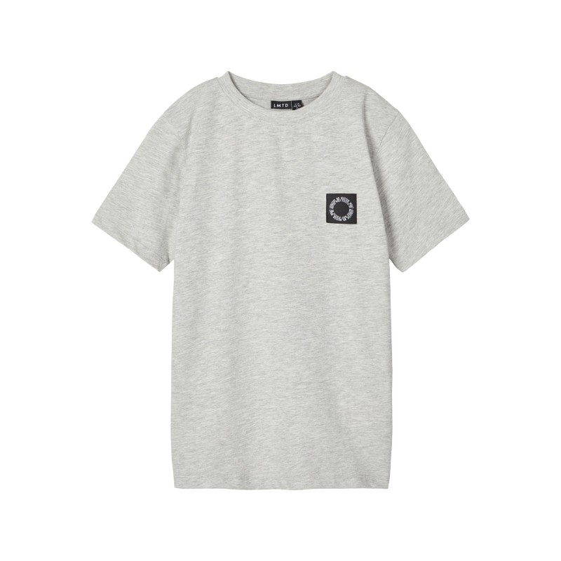 LMTD Noonie S/S T-shirt - Light Grey Melange