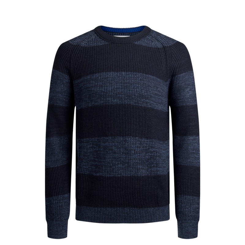 JACK & JONES PLUS Strik Trøje - Denim Blue