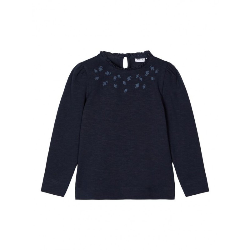 NAME IT MINI THURA L/S SWEATSHIRT - DARK SAPPHIRE