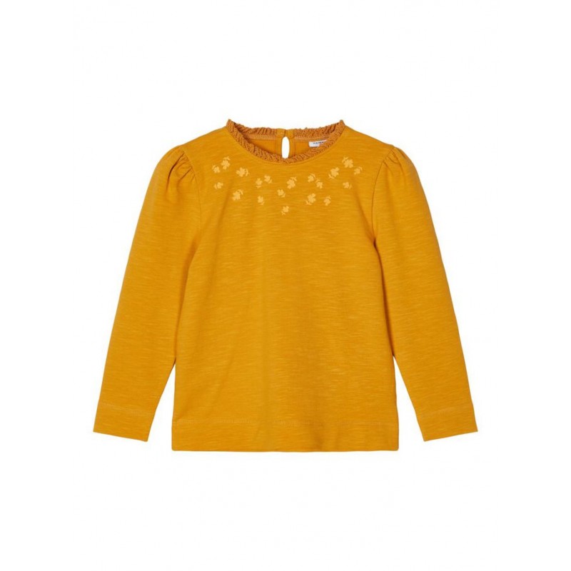 NAME IT MINI THURA L/S SWEATSHIRT - SPRUCE YELLOW