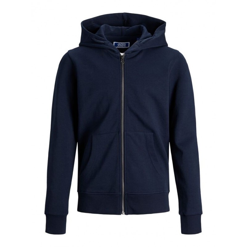 JACK & JONES Junior Zip Hoodie - Navy Blazer