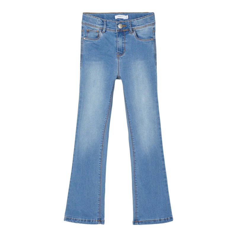 NAME IT Kids Polly Trillas HW Jeans - Medium Blue Denim