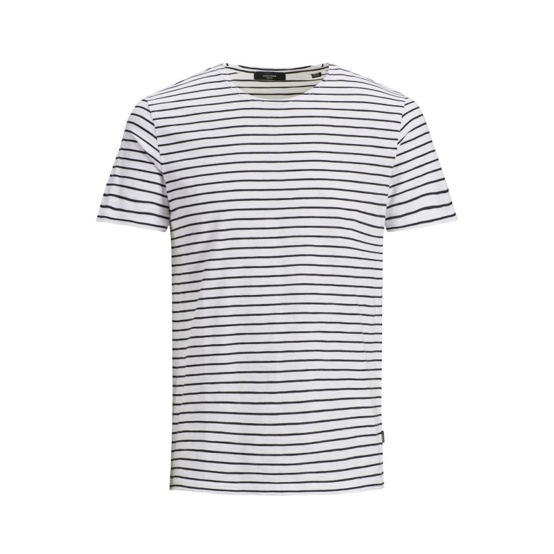 JACK & JONES BLAEON CREW NECK T-SHIRT S/S - WHITE