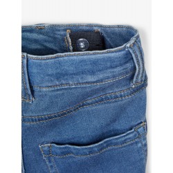 NAME IT KIDS THEO TAGS PANTS - Medium Blue Denim