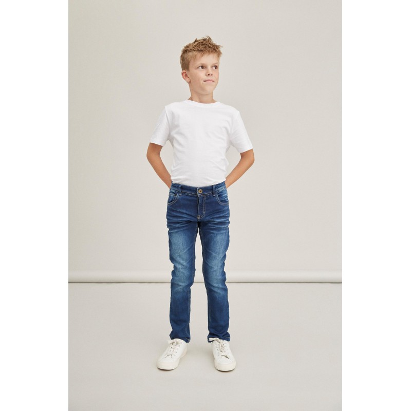 NAME IT Kids Robin Sweat Denim  - Dark Blue Denim