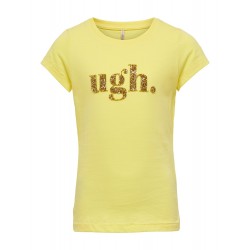 KIDS ONLY Julia Fit S/S "UGH" T-shirt - Pineapple Slice