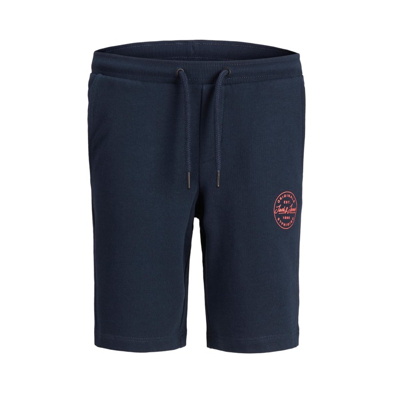 JACK & JONES Junior Shark Sweat Shorts - Navy Blazer