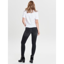 ONLY ONLY LIFE S/S TOP - WHITE