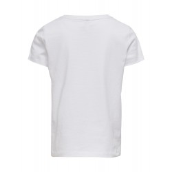 KIDS ONLY Chloe kortærmet T-shirt - Bright White