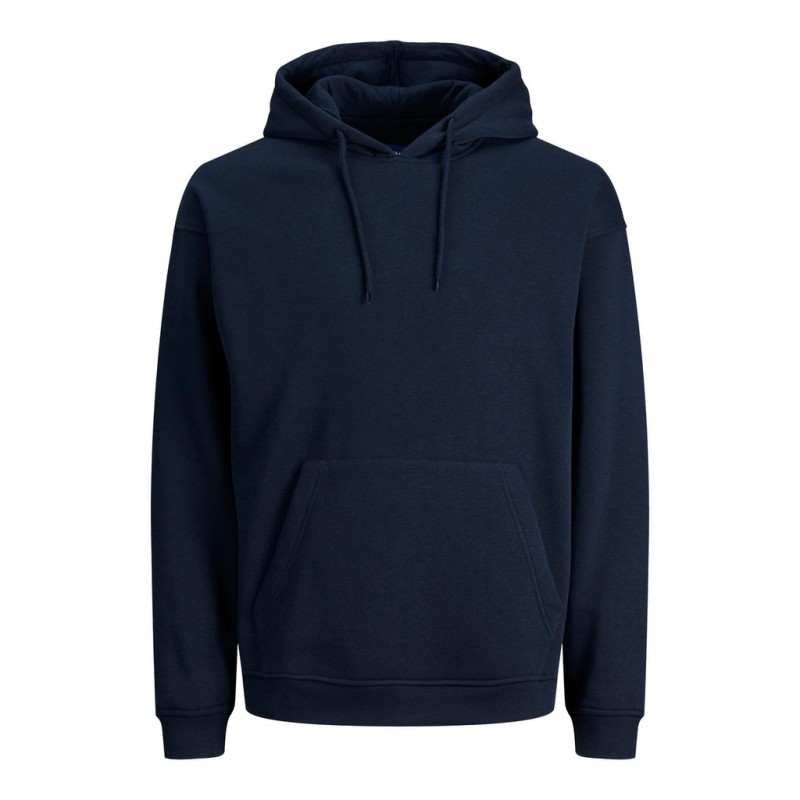 JACK & JONES PLUS BRINK HOODIE - NAVY BLAZER