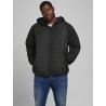 JACK & JONES Plus Multi Quiltet Jakke - Sort