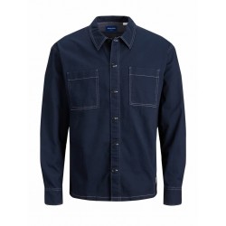JACK & JONES Blazer Union Overshirt - Navy