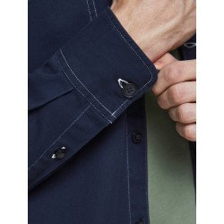JACK & JONES Blazer Union Overshirt - Navy
