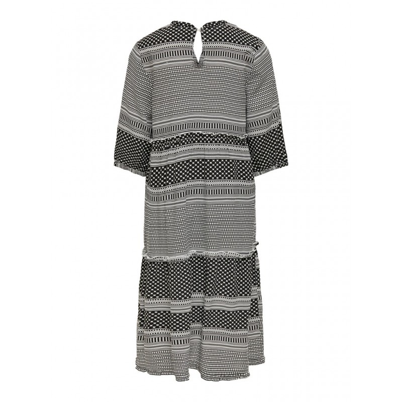 KIDS ONLY Ella 3/4 midi kjole - Sort
