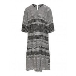 KIDS ONLY Ella 3/4 midi kjole - Sort