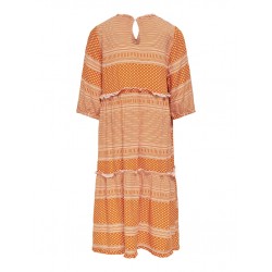KIDS ONLY Ella 3/4 midi kjole - Ecru