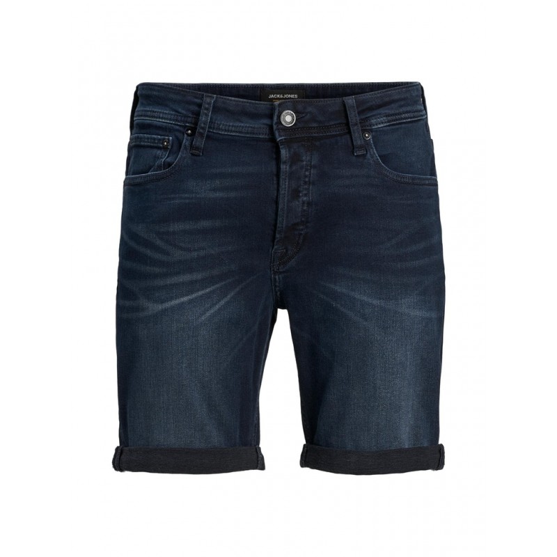 JACK & JONES Rick Denim Shorts - Dark Blue Denim