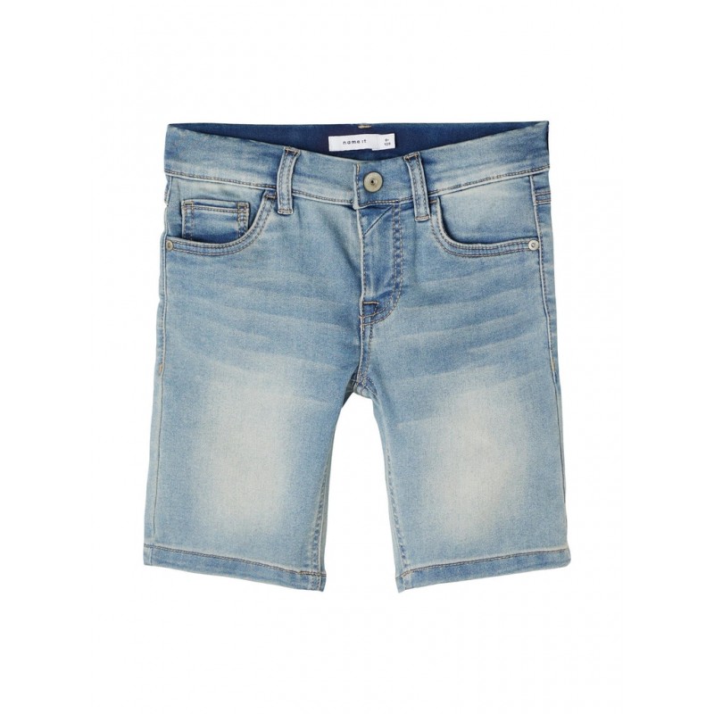 NAME IT Mini/Kids Theo Denim Shorts - Light Blue Denim