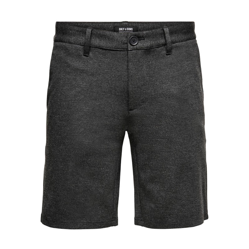 ONLY & SONS Mark Chino Shorts - Dark Grey Melange