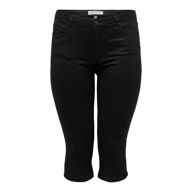 ONLY CARMAKOMA Augusta Højtaljede Skinny Knickers - Sort