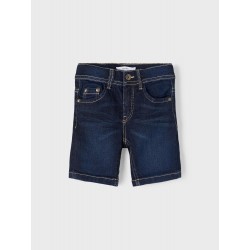Name It Mini Sofus lange Denim Shorts - Dark Blue Denim