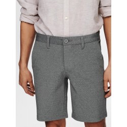 ONLY & SONS Mark Chino Shorts - Medium Grey Melange