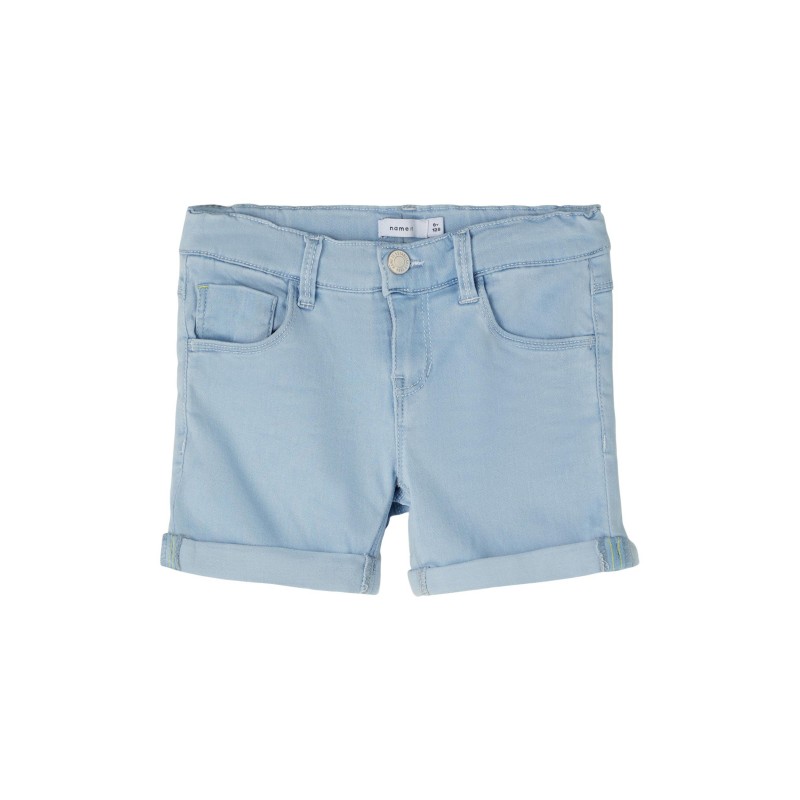 NAME IT KIDS SALLI DENIM SHORTS - Light Blue Denim