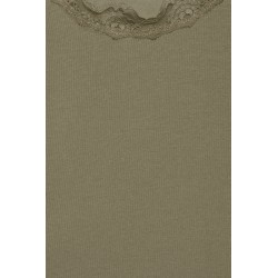 FRANSA ZAMOND TOP - HEDGE GREEN