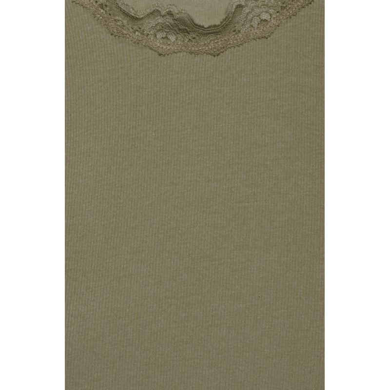 FRANSA ZAMOND TOP - HEDGE GREEN