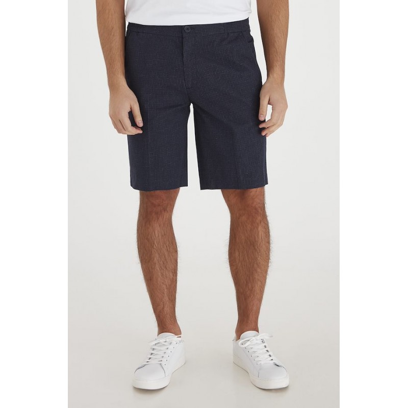 CASUAL FRIDAY PAGH SMALL CHECKED SHORTS - Navy Blazer