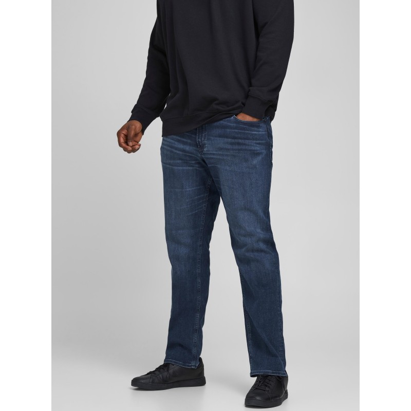 JACK & JONES Plus Glenn Jeans Slim Fit  - Blue Denim