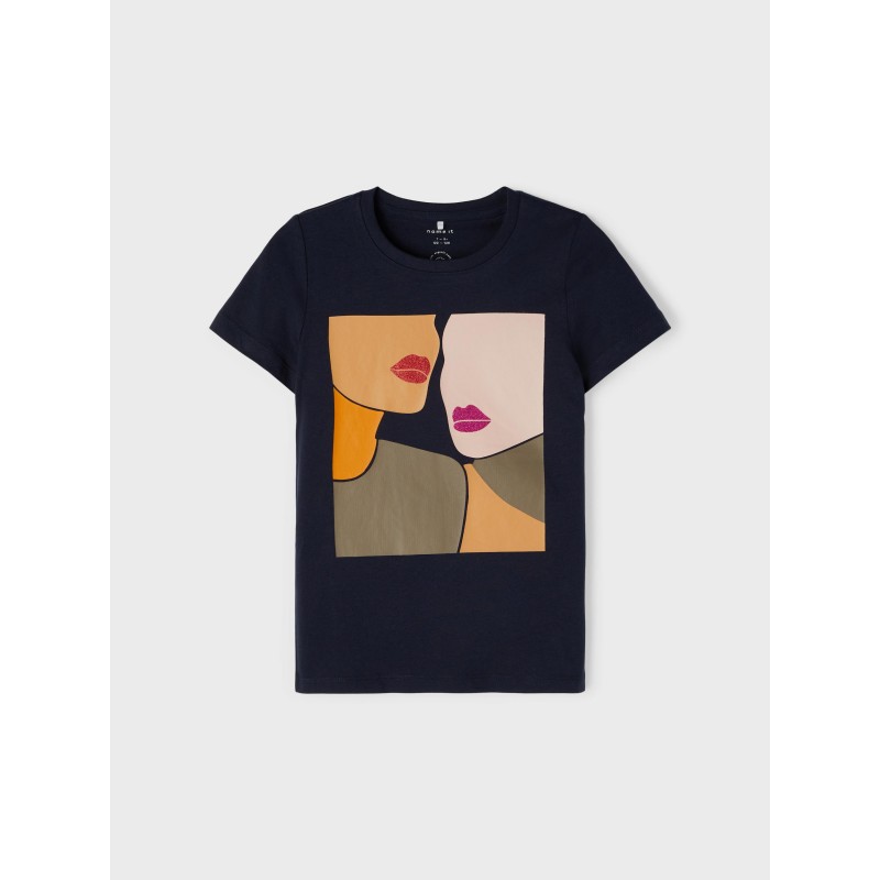 NAME IT KIDS Lira T-shirt - Dark Sapphire