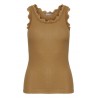 FRANSA Zamon Blonde Top - TOBACCO BROWN