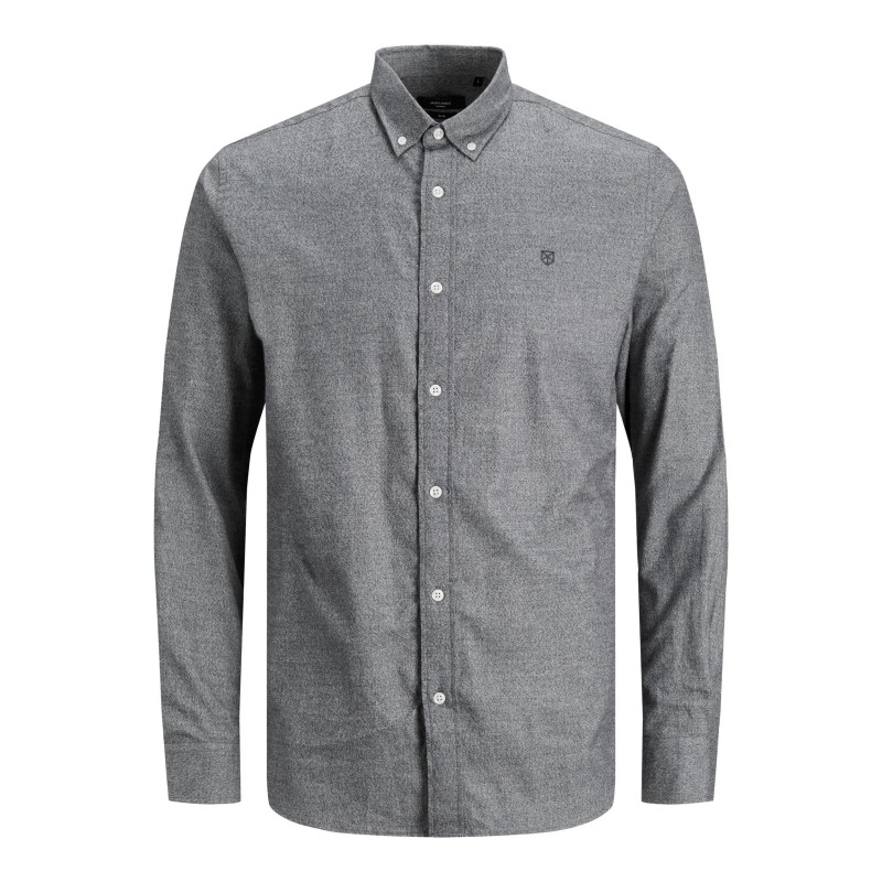 JACK & JONES Premium Twist L/S Skjorte - Grey Melange
