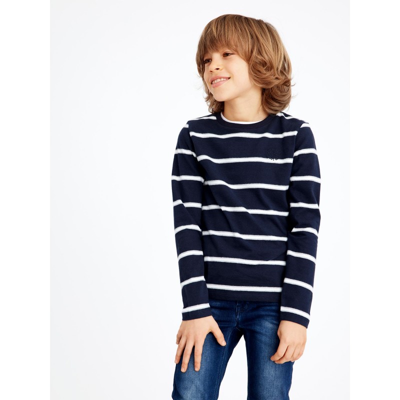 Name It Kids Tanovo l/s top - Dark Sapphire