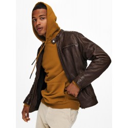 ONLY & SONS Ceres Sweat Hoodie - Monks Robe
