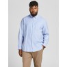 JACK & JONES Plus Size Oxford Langærmet Skjorte - Cashmere Blue