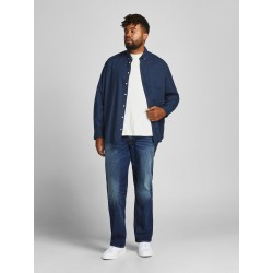 Jack and Jones Plus Oxford Langærmet Skjorte | Stor Udvalg i Plus Size