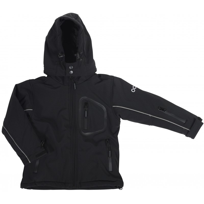 OCEAN VINTERSOFTSHELL JAKKE - BLACK