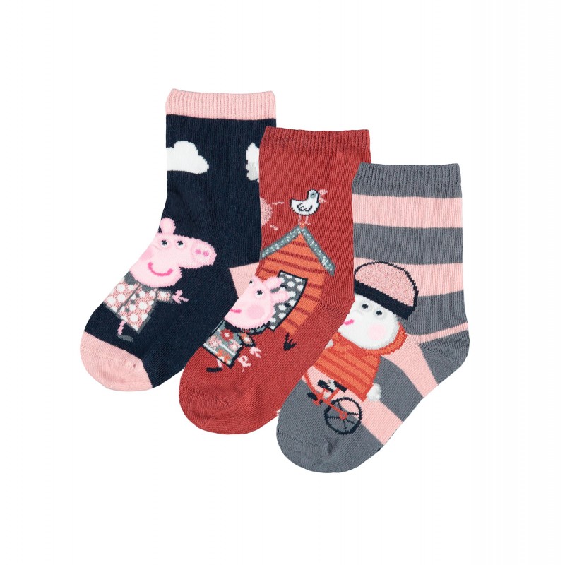 NAME IT BABY/MINI PEPPA PIG 3-PACK SOCKS