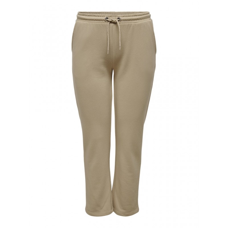 ONLY CARMAKOMA NATALI SWEAT PANTS - Humus