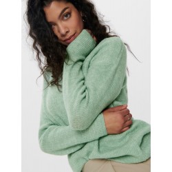 ONLY Camilla langærmet strik pullover - Ether