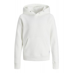 JACK & JONES Junior Soft Sweat Hoodie - Hvid