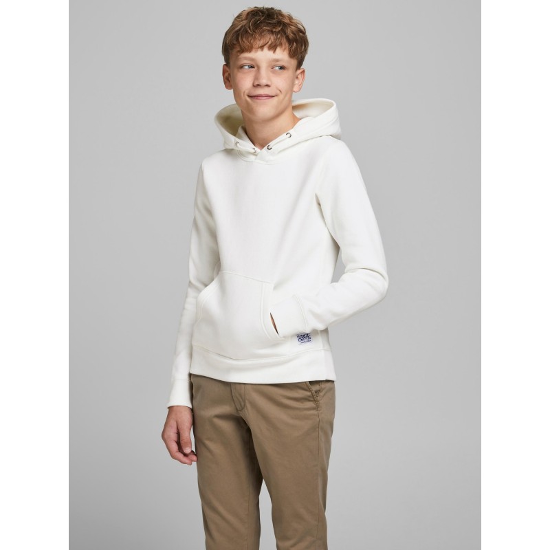 JACK & JONES Junior Soft Sweat Hoodie - Hvid