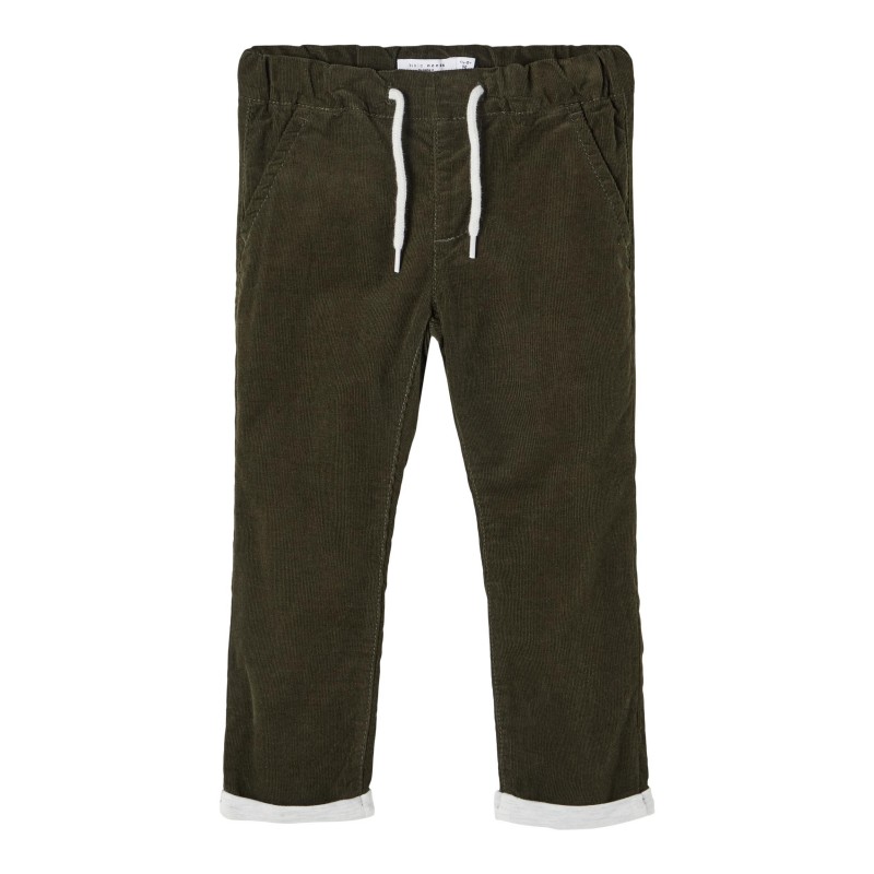 NAME IT MINI FLØJLS PANTS - ROSIN