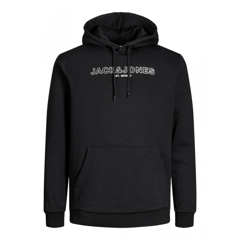 JACK & JONES PLUS SIZE SWEAT HOODIE - Sort