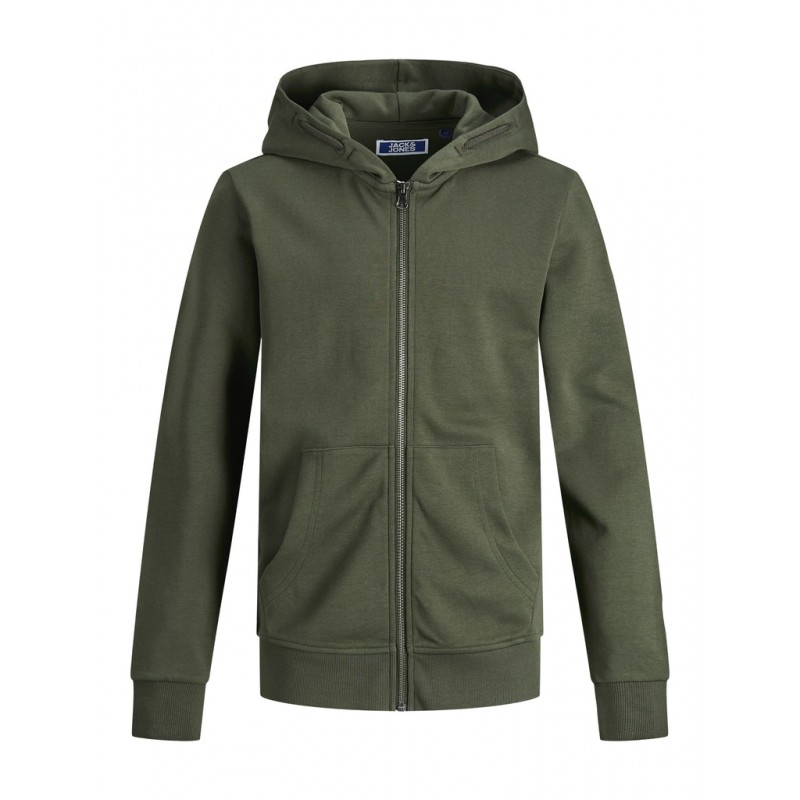 JACK & JONES Junior Zip Hoodie - Forest Night