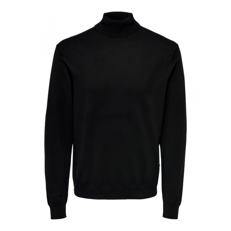 ONLY & SONS Rullekrave Pullover - Sort