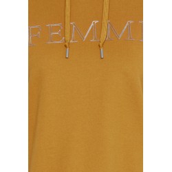 Fransa hooded sweatshirt - Golden brown