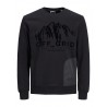 JACK & JONES JR. Coal Sweatshirt - Sort